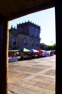 Mercado junto al Pazo de Fefiñans 