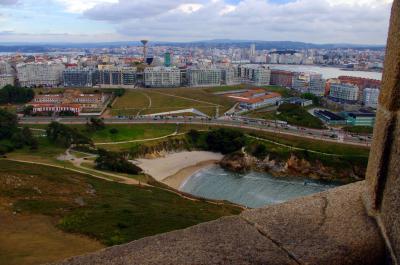 La Coruña desde lo alto de la torre