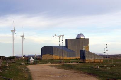Edificio del observatorio astronómico de Cantabria