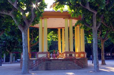 Templete en el parque Miguel Servet