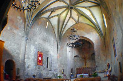 Interior de la Basílica de la Virgen de la Peña