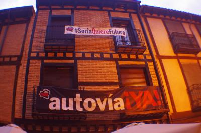 Reivindicaciones de la España vaciada en la calle Mayor  :(