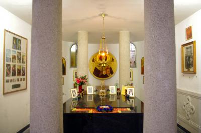 Cripta de la iglesia ortodoxa