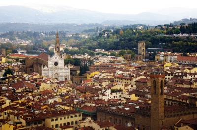 Panorámica sobre Florencia desde la terraza del Duomo
