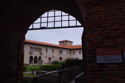 Patio del castillo Castelvecchio  hoy Museo Civico