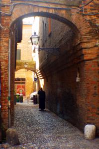 Ricón de la Via delle Volte en Ferrara