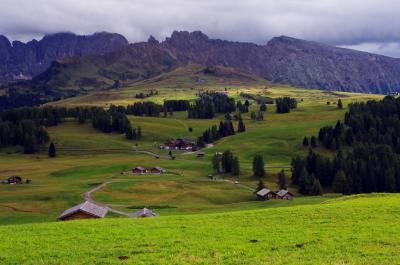 Grupo de cabañas en Alpe di Siusi