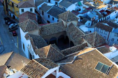 Las  Carnicerías Reales desde la torre del castillo de Priego de Córdova