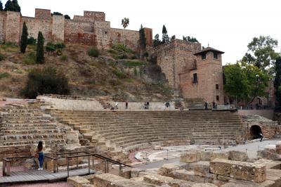 Teatro romano junto a la Alcazaba de Málaga