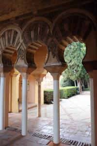 Preciosos arcos árabes en el Palacio Taifa