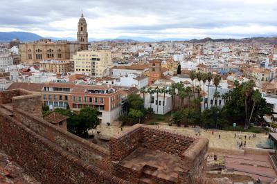 Panorámica de Málaga desde la Alcazaba