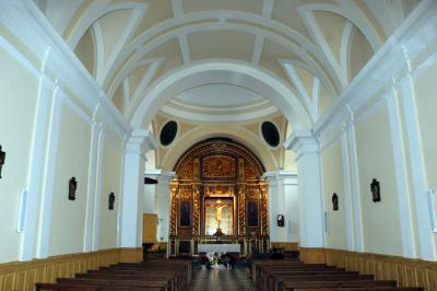 Interior del Santuario del Santísimo Cristo de Villajos