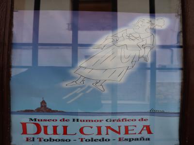 Cartel en el Museo del humor gráfico de Dulcinea