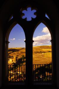 Ventana geminada en el Alcázar de Segovia