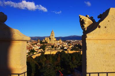 Segovia desde las almenas del Alcázar de Segovia