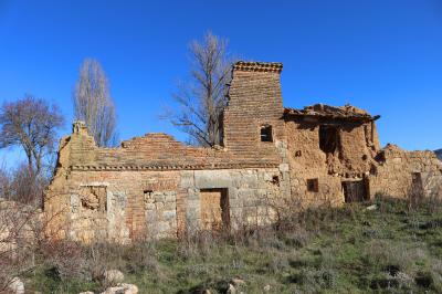 Ruinas de una de las últimas casas habitadas