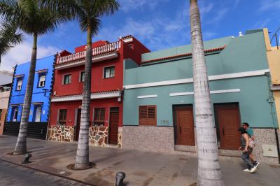 Casas coloridas en Puerto de la Cruz