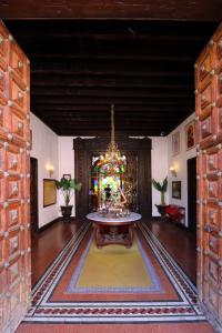 Un portal de acceso a una vivienda típica colonial en la Orotava