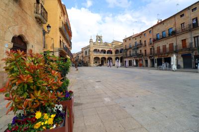 Preciosa vista de la plaza Mayor de Ciudad Rodrigo