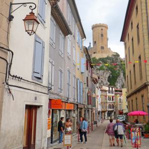 Ambiente en el Casco histórico de Foix