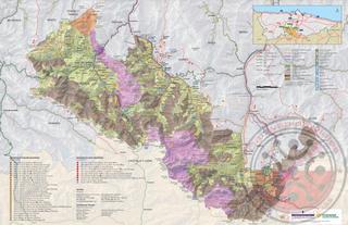 Plano del Parque Natural Ubiñas-La Mesa