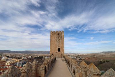 Torre en un extremo del castillo