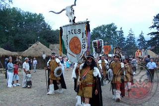 Desfile de tribu cántabra