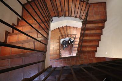 Escalera principal en Casa Aljimez
