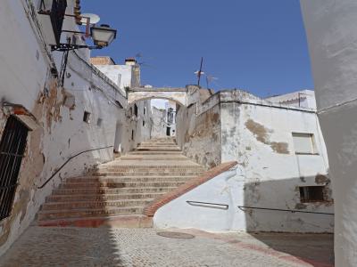 Muchas cuestas y escaleras para llegar al Mirador de Peña Vieja
