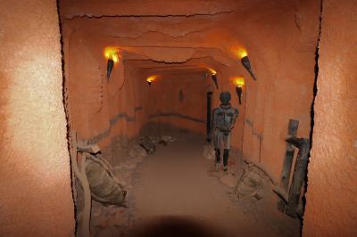 Recreación de una mina romana