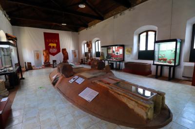 Sala de minería romana en Riotinto