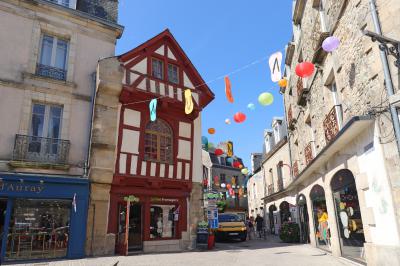 Edificios típicos bretones
