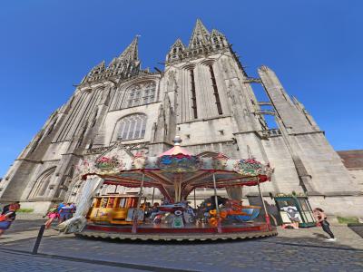 Carrousel frente a la catedral