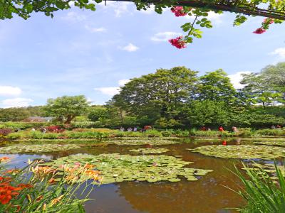 Jardines de la casa de Claude Monet en Giverny