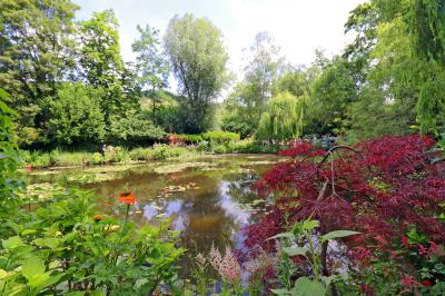 Jardines de la casa de Claude Monet en Giverny