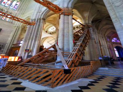 Asegurando la estabilidad de la catedral de Saint Pierre