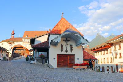 Subida al castillo de La Gruyère