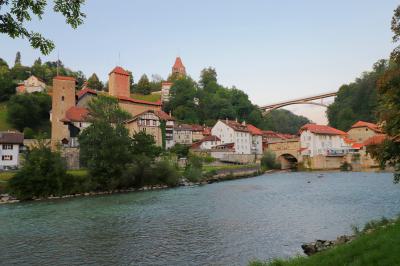 Friburgo junto al rio Seane