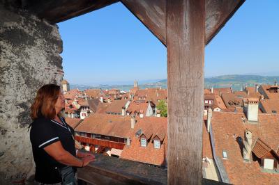 Vistas a los tejados de Murten