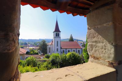 Vistas a los tejados de Murten