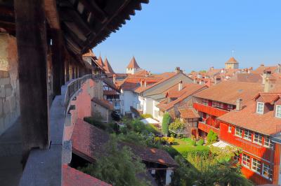 Vistas a los tejados de Murten