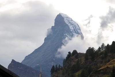 Zermatt con el Cervino al fondo imponente