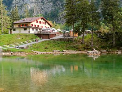 Refugio en el Lago Seealpsee