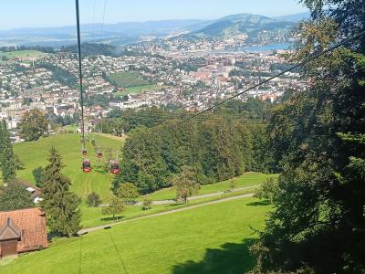 Telecabinas de ascenso al Pilatus