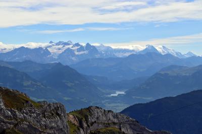 Panorámica de los Alpes