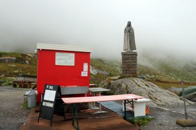 Puesto turístico en la Tremola