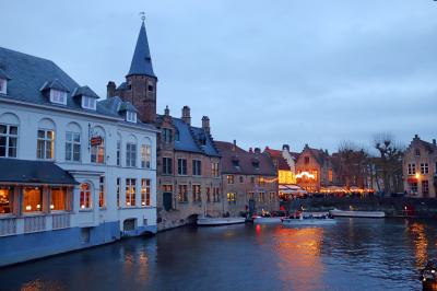 Ambiente navideño en Brujas