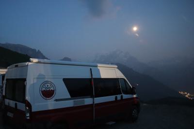 Passo Sella nocturna