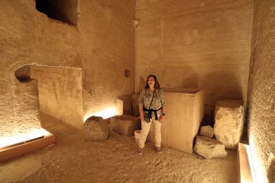 Meseta de Guiza, interior pirámide