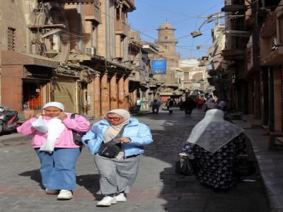 El mercado Khan El Khalili, o Jan El Jalili